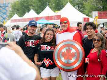 Revellers brave smoggy skies and hot, humid temperatures to celebrate Canada Day at LeBreton Flats