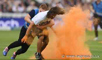 Ashes steward who tackled Just Stop Oil pitch invader leaves internet creasing with post