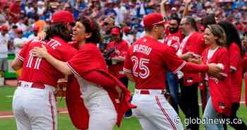 Nine new citizens sworn in at Blue Jays game