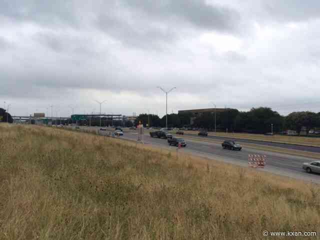Portion of US-183 frontage road temporarily patched after reports of cracked road