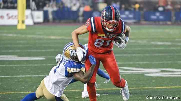 Visiting Blue Bombers storm past Alouettes 17-3