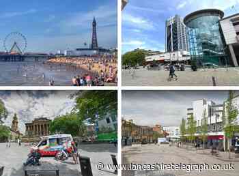 Preston and Blackpool came joint third on the list