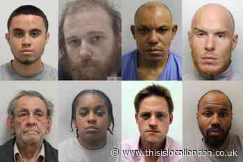 The faces of south London criminals jailed in June