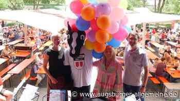 Premiere beim Pfuhler Dorffest: TSV präsentiert Maskottchen "Rosswettle"