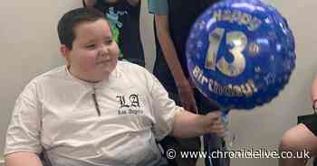 Northumberland boy with terminal cancer celebrates 'magical' birthday with family and friends