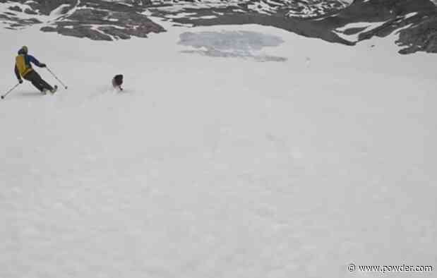 Skiers Enjoying Wintry Conditions Up High, Summer Down Low In Norway