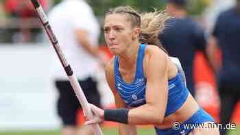 Luisa-Sophie Peck vom 1. LAV Rostock wird im Stabhochsprung deutsche U23-Meisterin