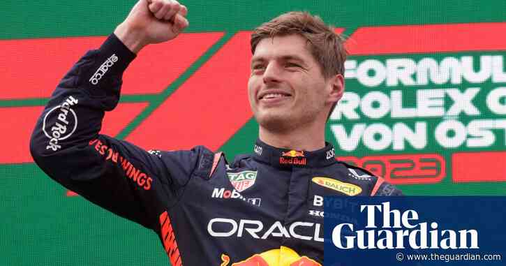 Red Bull’s Max Verstappen eases to victory in Austrian F1 Grand Prix