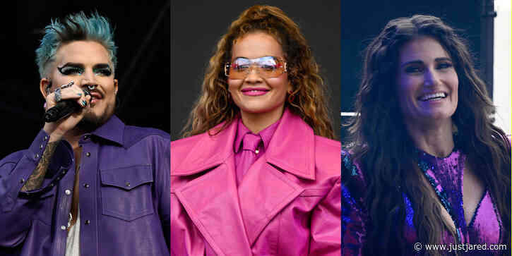 Adam Lambert, Rita Ora & Idina Menzel Light Up Pride in London With Colorful Looks & So Much Energy!