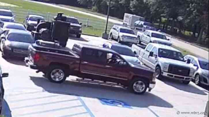 Person stole lawn equipment from parked car in Hammond, deputies searching for suspect vehicle