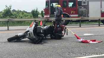Man seriously injured in motorcycle crash in Oro-Medonte