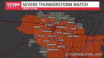 Another Severe Thunderstorm Watch Saturday until 9 pm.