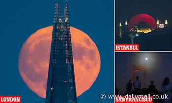 July supermoon lights up London's skyline in first of 2023