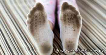 Cleaning fans share 'best ever' way to remove brown stains from white socks