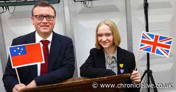 Newcastle school welcomes back history-making British diplomat, to speak to students about his political career