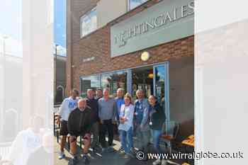 Former England footballer David Platt visits Nightingales Café