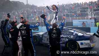 WATCH: Winner of NASCAR Chicago Street Race celebrated historic win with epic display