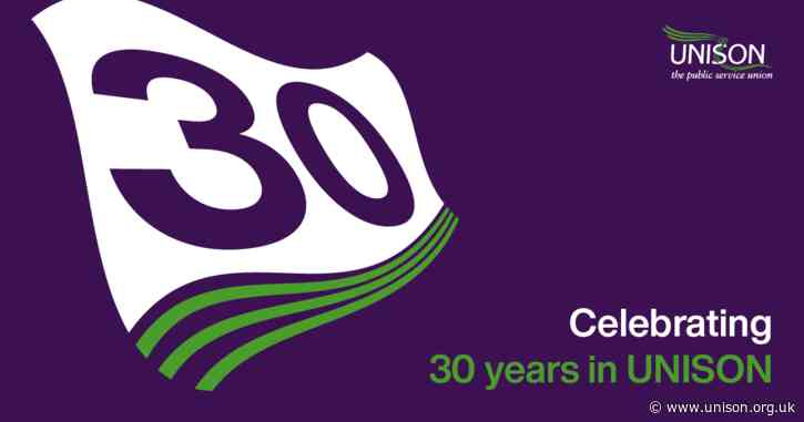 UNISON at 30 – celebrate good times, come on!