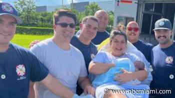 ‘The scene came to us': Hialeah firefighters who helped deliver baby share ‘unexpected' birth story