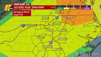 Level 3 severe risk for Northampton, Halifax counties