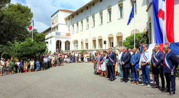 "Ce que nous avons vu c'est la haine de la France" a lancé Sébastien Leroy devant l'hôtel de ville de Mandelieu
