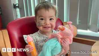 Million pound appeal for 20-month-old Hallie who has leukaemia