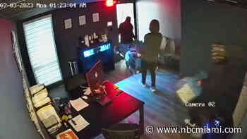 Video shows thieves busting into Miami-Dade business, stealing $20K worth of equipment