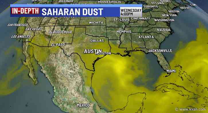 First wave of Saharan dust this year brings hazy skies