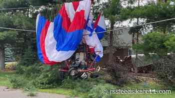 Police, fire respond after pilot injured in power parachute crash