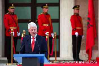 On Albania Visit, Bill Clinton Meets Clintons and Hillarys of Kosovo