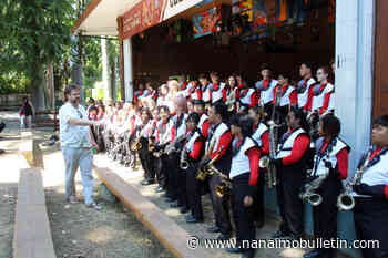 Our Lady Of The Rockies strikes up the band for Island visit