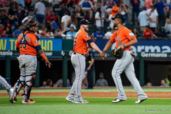 Astros rally for 12-11 win to take series over AL West-leading Texas after blowing 8-run lead