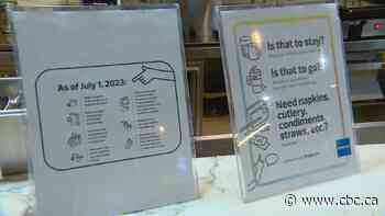 Edmonton's single-use item bylaw now in effect