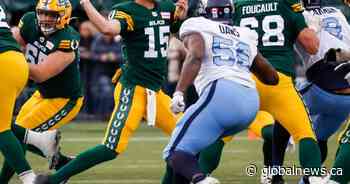Edmonton Elks name Cornelius starting QB against the Riders on Thursday