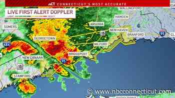 Severe thunderstorm warning in effect for Fairfield and New Haven counties