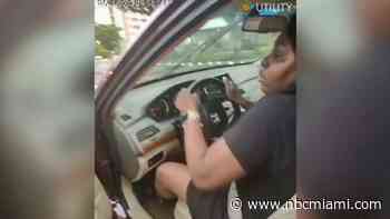 Bodycam shows woman hitting Lauderhill officer with car, fleeing traffic stop before crashing into tree