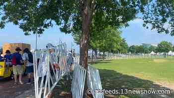 Outdoor workers in Norfolk power through heat ahead of Fourth of July
