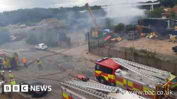 Firefighters tackle blaze at Rotherham industrial building