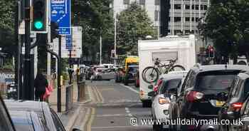 Heated row on using bus lanes as driver shares picture of empty stretch next to Spring Bank jam