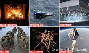 Don't fancy being liquified? 7 other ways your body can be disposed of when you die