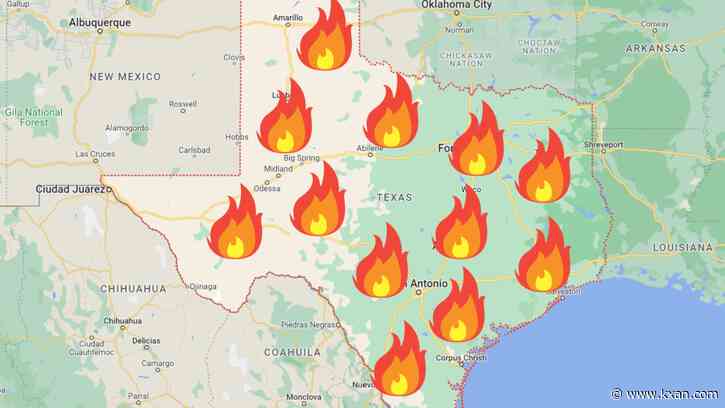 What were the hottest cities in Texas during the 2023 heat dome?