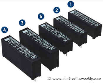 4kV reed relay operates up to 125°C