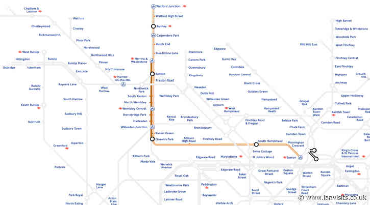 Lengthy closures of the Bakerloo line and London Overground in July and August