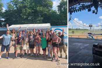 Rockpoint Records attend Glastonbury to work in Recycling Crew