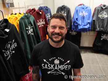Find fun Saskatchewan-themed products from a local outdoorsman at Saskamper