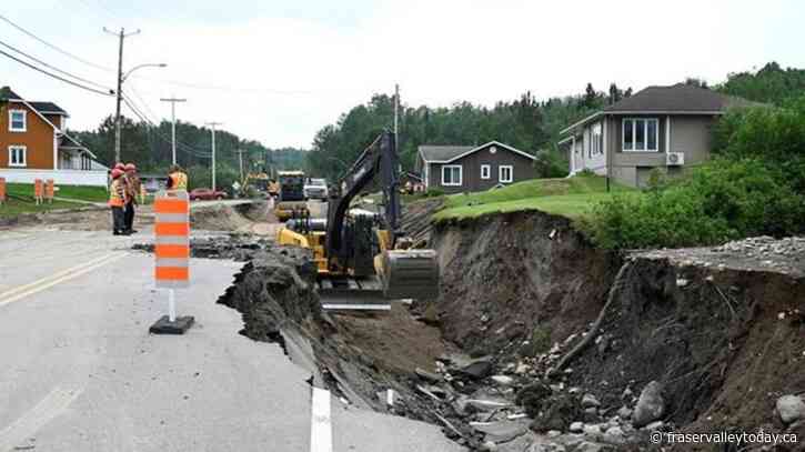 Search stretches into third day for two people missing after Quebec landslide