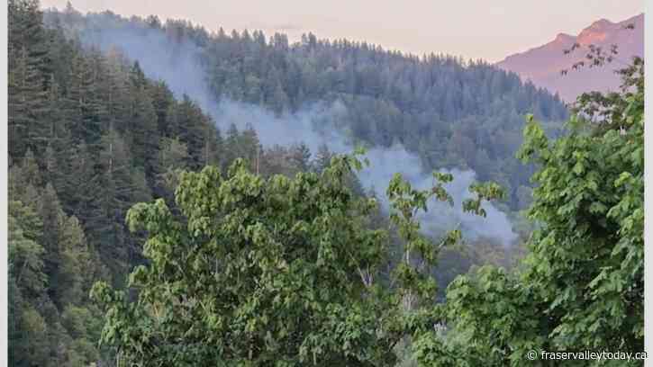 Chilliwack Fire extinguishes homeless camp fire near Chilliwack Lake Rd. on Canada Day