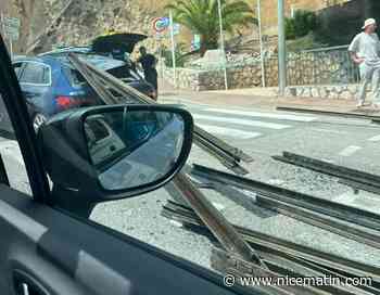 Un accident de la circulation provoque des embouteillages sur la Moyenne Corniche à hauteur de Cap-d'Ail