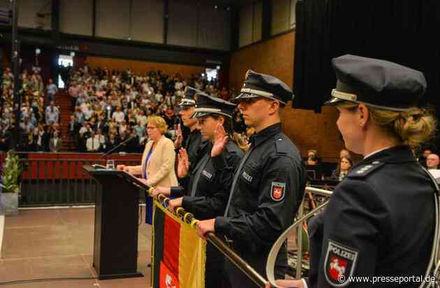 POL-AK NI: 04.07.2023: Innenministerin Behrens vereidigt mehr als 1.000 Polizeikommissaranwärte-rinnen und -anwärter der Polizeiakademie Niedersachsen