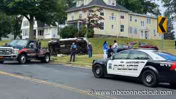 Rollover crash under investigation in Hartford